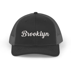 Brooklyn, New York Snapback Trucker Cap - Embroidered Brooklyn Hat