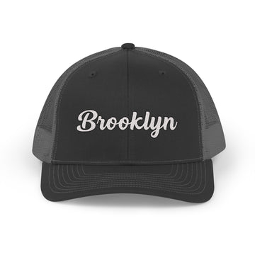 Brooklyn, New York Snapback Trucker Cap - Embroidered Brooklyn Hat