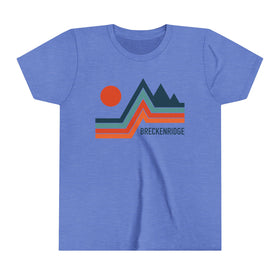 Breckenridge, Colorado Youth Shirt - Retro Mountain Breckenridge Kid's T-Shirt