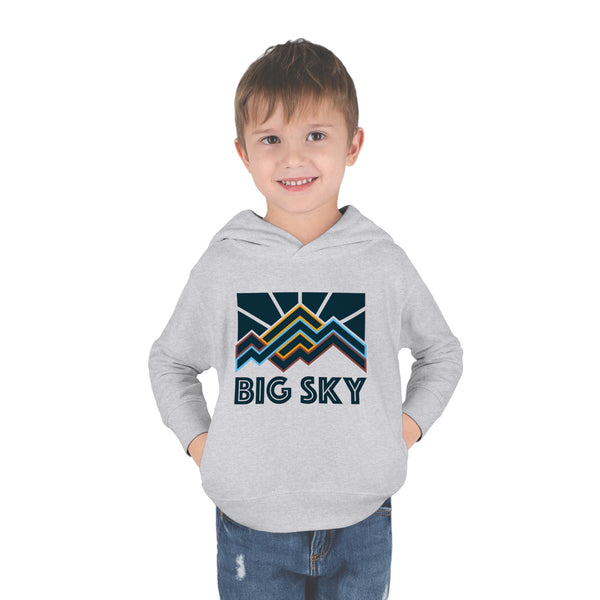 Big Sky, Montana Toddler Hoodie - Unisex Big Sky, Montana Toddler Sweatshirt