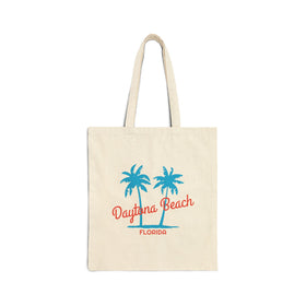 Daytona Beach, Florida, Cotton Canvas Daytona Beach Tote Bag