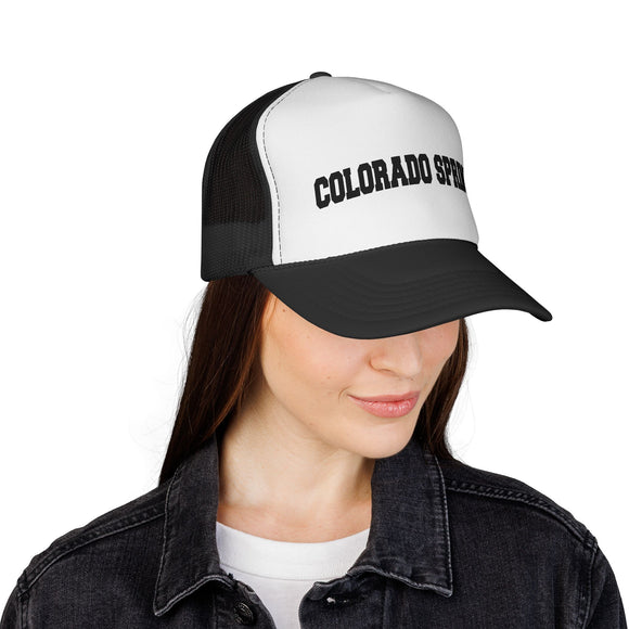 Colorado Springs, Colorado Collegiate Style Trucker Hat