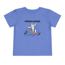 Pennsylvania Yeti Snowboard Toddler Tee-5