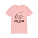 Lake Tahoe, California Youth T-Shirt — Vintage Gondola Ski Mountain Tee-4