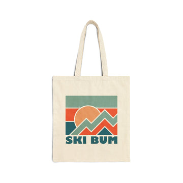 Ski Bum Cotton Canvas Ski Bum Tote Bag