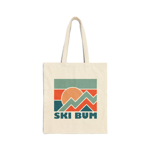 Ski Bum Cotton Canvas Ski Bum Tote Bag