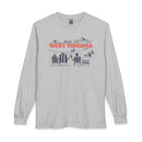 West Virginia Après-ski Long Sleeve Shirt - Mountain Retro Skiing-1