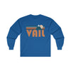 Vail, Colorado Long Sleeve Shirt - Retro Unisex Vail Long Sleeve Tee