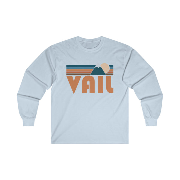 Vail, Colorado Long Sleeve Shirt - Retro Unisex Vail Long Sleeve Tee