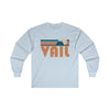 Vail, Colorado Long Sleeve Shirt - Retro Unisex Vail Long Sleeve Tee