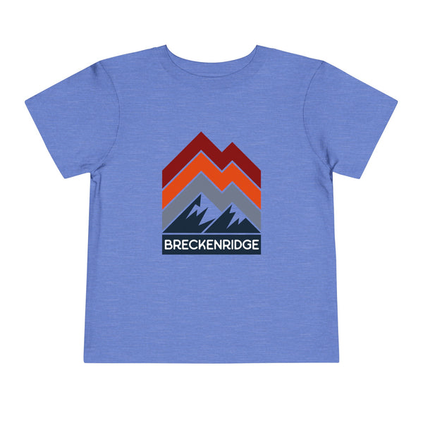 Breckenridge, Colorado Toddler T-Shirt - Retro Palm Tree Toddler Breckenridge Shirt