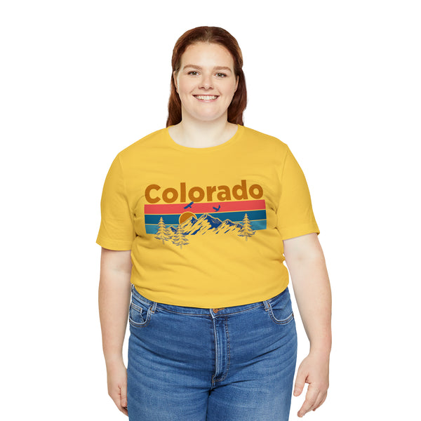 Colorado T-Shirt - Mountain Sunset Unisex Colorado Shirt