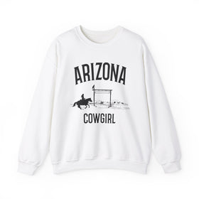 Arizona Sweatshirt - Mountain Cowgirl Graphic Crewneck