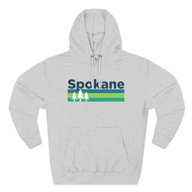 Premium Spokane, Washington Hoodie - Retro Unisex Spokane Sweatshirt