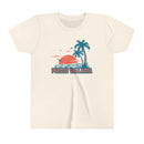 Puerto Vallarta, Mexico Youth Shirt - Retro Palm Tree Puerto Vallarta Kid's T-Shirt-1