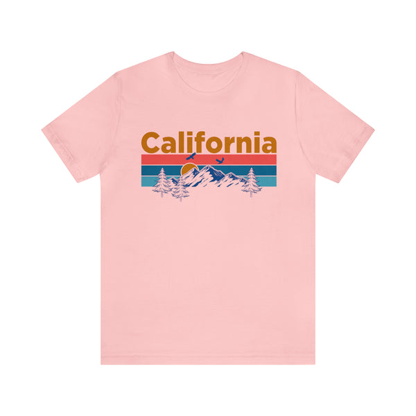California T-Shirt - Mountain Sunset Unisex California Shirt
