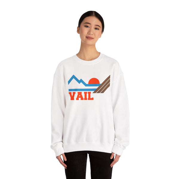 Vail, Colorado Sweatshirt - Mountain Vail Crewneck Sweatshirt