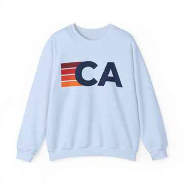 Buy light-blue California Retro Sweatshirt | Retro Stripes California