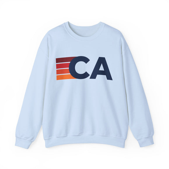 California Retro Sweatshirt | Retro Stripes California