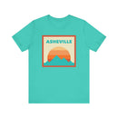 Retro Asheville, North Carolina T-Shirt, Mountain Sun Tee, Unisex Graphic Shirt, Vintage Top, Outdoor Adventure Clothing-5