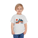 Utah Toddler T-Shirt - Retro Palm Tree Unisex Toddler Utah Shirt-13