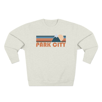 Premium Park City, Utah Retro Mountain Graphic Sweatshirt
