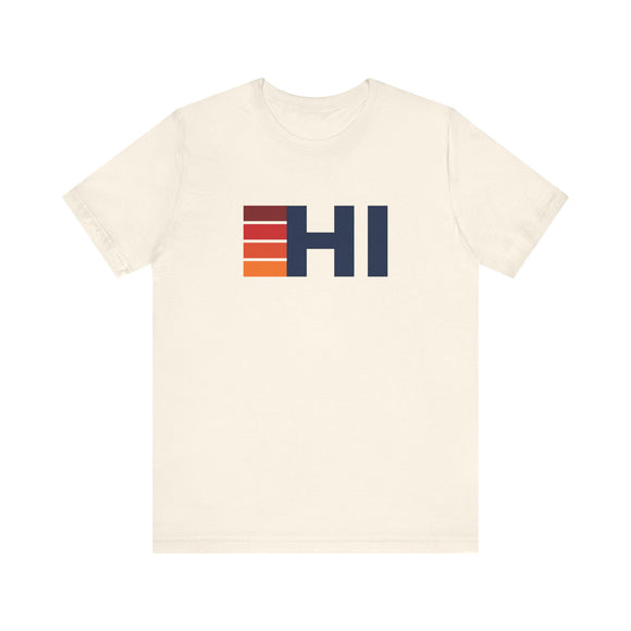 Hawaii Retro Stripes T-Shirt | Hawaii State Tee