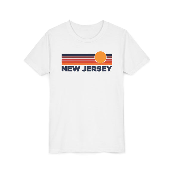 New Jersey Youth T-Shirt — Retro Sun Tee