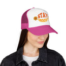 Stay Groovy Trucker Hat Boho-16