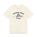 Steamboat Springs, Colorado Ski Babe T‑Shirt - Retro Skiing Graphic Tee-1