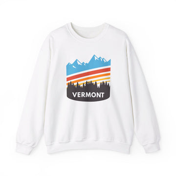 Vermont Sweatshirt - Unisex Retro Vermont Crewneck Sweatshirt