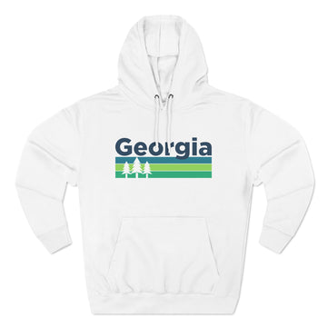 Buy white Premium Georgia Hoodie - Retro Unisex Sweatshirt