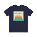 Retro Burlington, Vermont T-Shirt, Mountain Sun Tee, Unisex Graphic Shirt, Vintage Burlington, Vermont Top, Outdoor Adventure Clothing-3