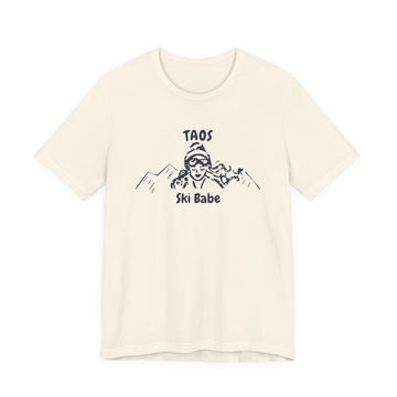 Taos, New Mexico Ski Babe T‑Shirt - Retro Skiing Graphic Tee