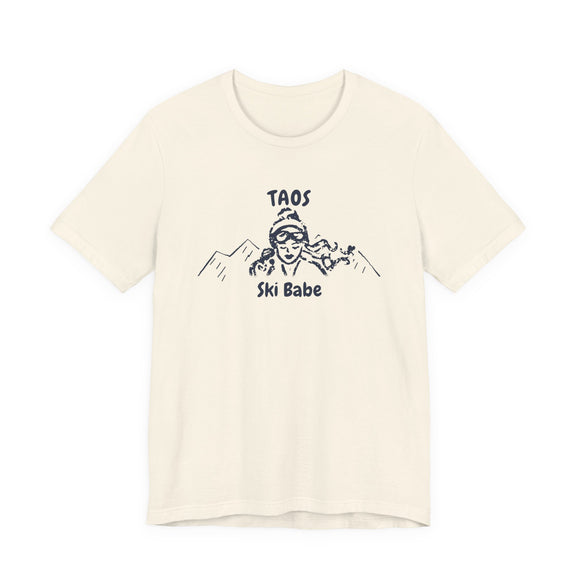 Taos, New Mexico Ski Babe T‑Shirt - Retro Skiing Graphic Tee