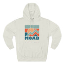 Moab, Utah Hoodie - Retro Mountain Unisex Sweatshirt-6