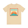 Retro Bozeman, Montana T-Shirt, Mountain Sun Tee, Unisex Graphic Shirt, Vintage Bozeman, Montana Top, Outdoor Adventure Clothing