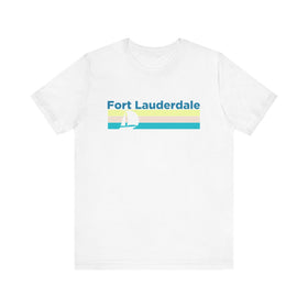Fort Lauderdale, Florida T Shirt - Sailboat Graphic Tee