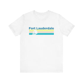 Fort Lauderdale, Florida T Shirt - Sailboat Graphic Tee