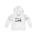 Retro California Youth Hoodie - Mountain California Kids Sweatshirt, Cute California Children's Pullover-1