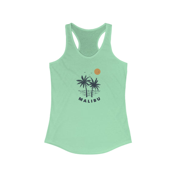 Malibu, California Women's Racerback Tank Top