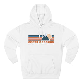 North Carolina Hoodie - Retro Mountain Unisex Sweatshirt - 0
