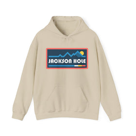 Jackson Hole, Wyoming Hoodie - Unisex Sun Jackson Hole Hoodie Graphic Sweatshirt - 0