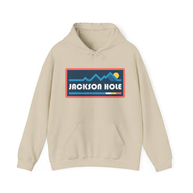 Jackson Hole, Wyoming Hoodie - Unisex Sun Jackson Hole Hoodie Graphic Sweatshirt