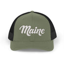 Maine Snapback Trucker Cap - Embroidered Maine Hat-5
