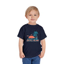 Jekyll Island, Georgia Toddler T-Shirt - Retro Palm Tree Toddler Jekyll Island Shirt-12