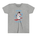 Aspen, Colorado Youth Skiing Snowman Tee - Kids Aspen T Shirt-2