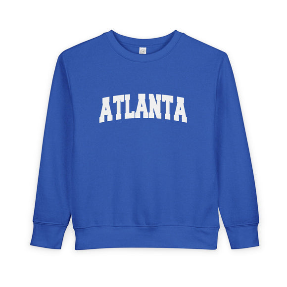 Atlanta Toddler Sweatshirt - Atlanta Toddler Crewneck Sweatshirt