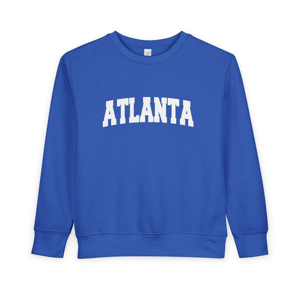 Atlanta Toddler Sweatshirt - Atlanta Toddler Crewneck Sweatshirt