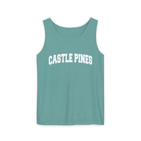 Castle Pine, Colorado Tank Top Unisex | Comfort Colors - 100% Cotton - 0